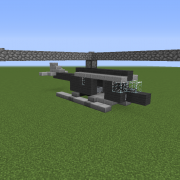 Black Military Helicopter