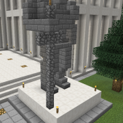 Stone Knight Statue