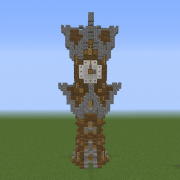 Unfurnished Medieval Clock Tower